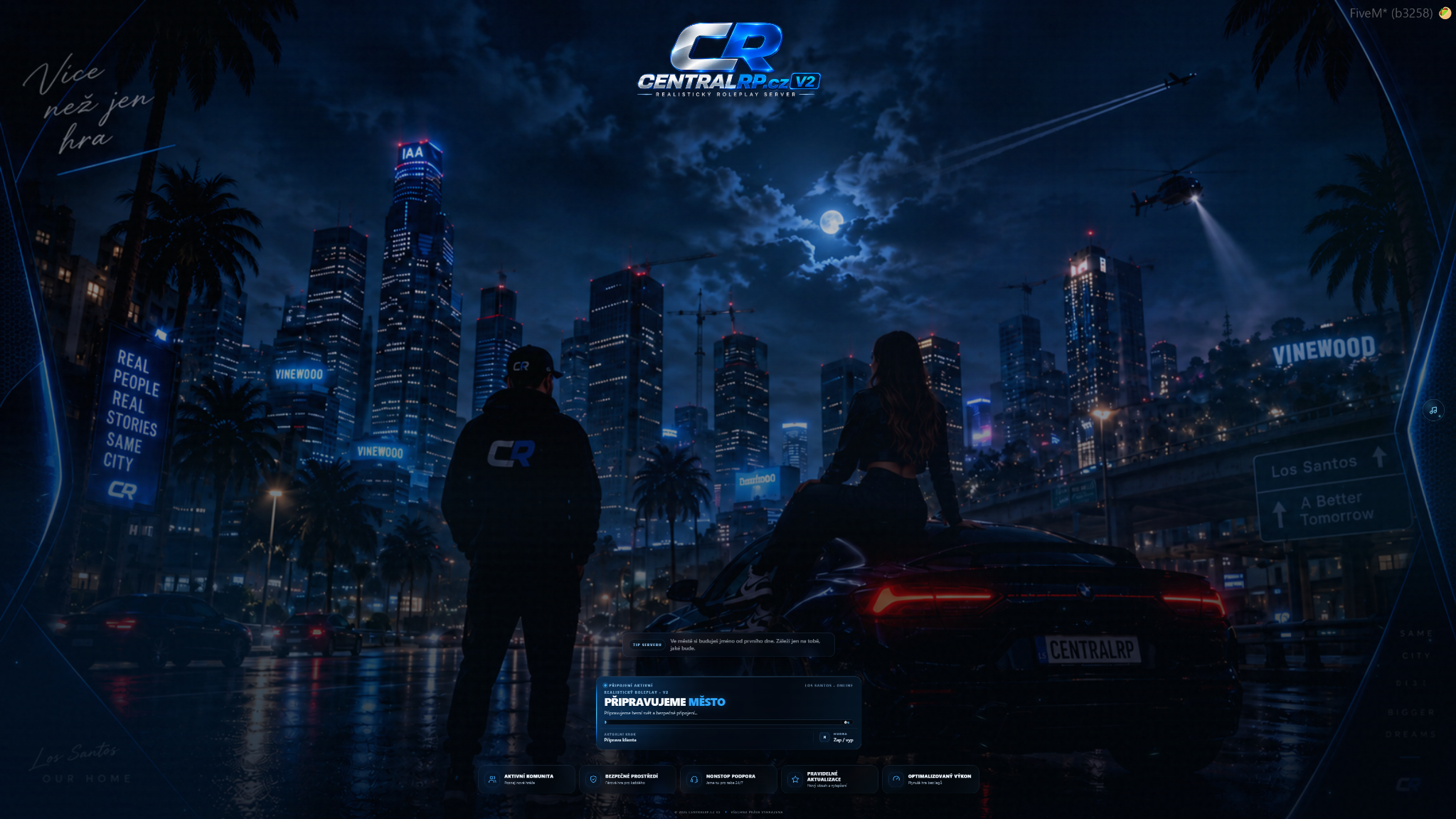 CentralRP V2 city loading experience